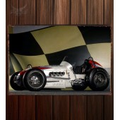 Металлическая табличка McCluskey Sprint Car Tamale Wagon